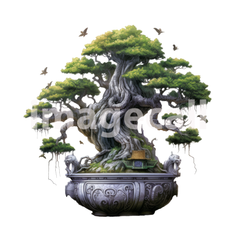 Clipart Bonsai Tree (13)