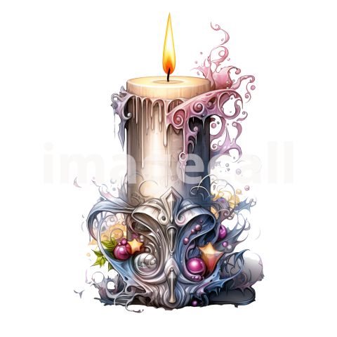 Clipart Gothic Candles (3)