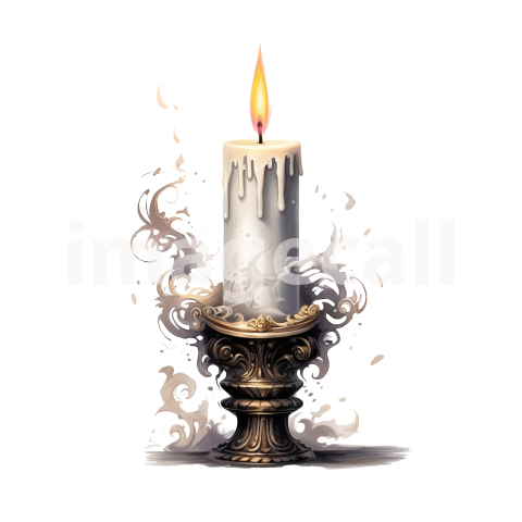 Clipart Gothic Candles (4)