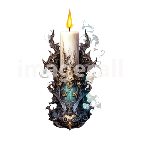 Clipart Gothic Candles (6)