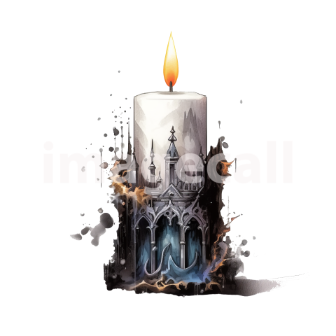 Clipart Gothic Candles (7)