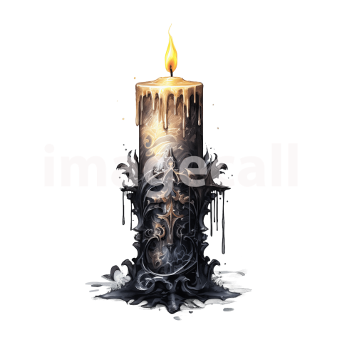 Clipart Gothic Candles (13)