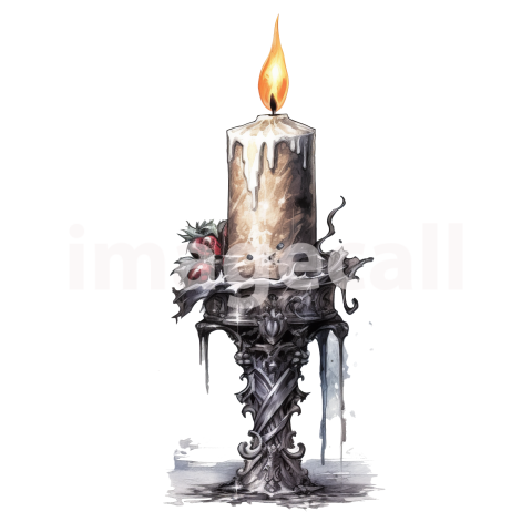 Clipart Gothic Candles (20)