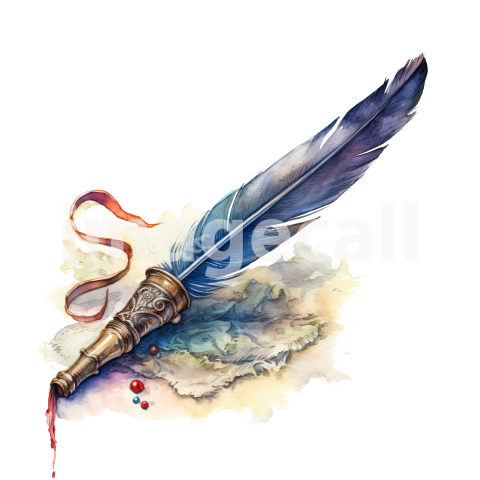 Clipart Magical Quill (3)