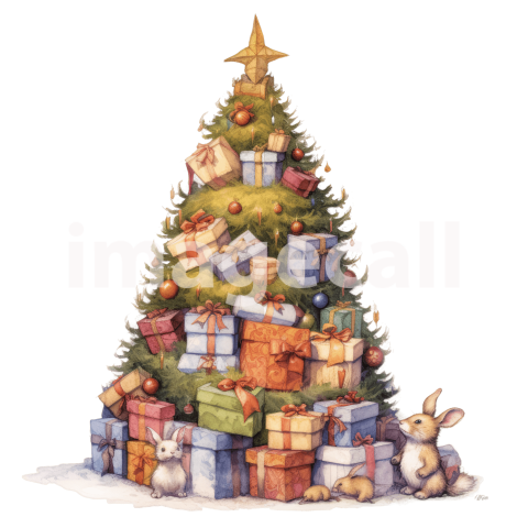 Clipart Christmas Tree (7)