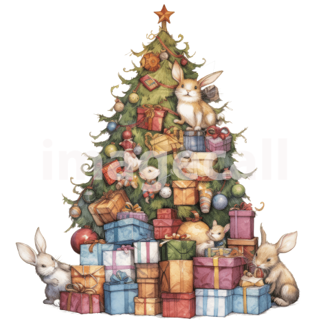 Clipart Christmas Tree (10)