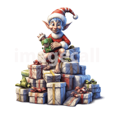 Elf on presents (4)300dpi