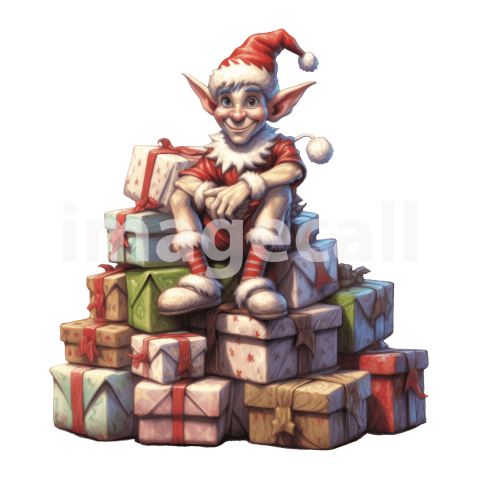 Elf on presents (8)300dpi