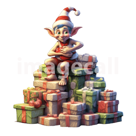Elf on presents (7)300dpi