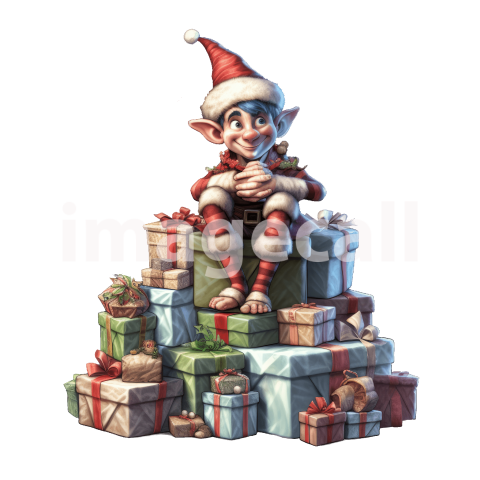 Elf on presents (18)300dpi