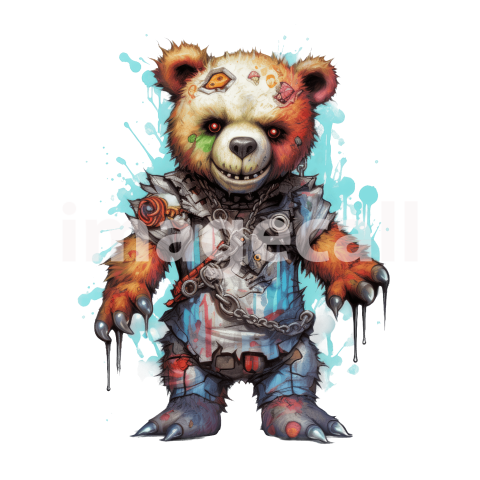 Clipart Teddy Zombie (3)