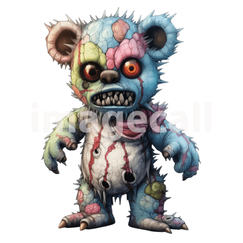 Clipart Teddy Zombie (4)
