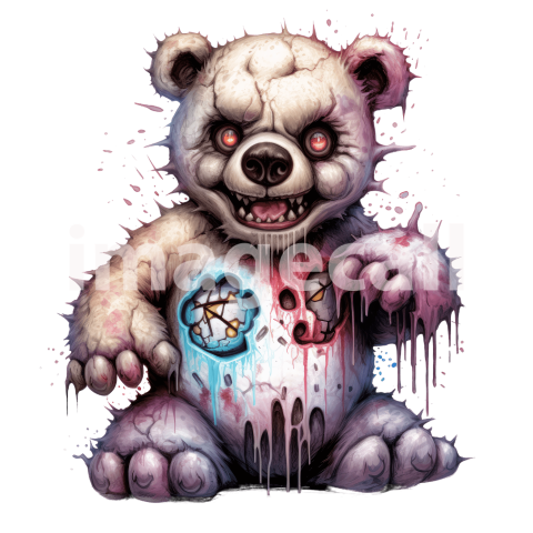 Clipart Teddy Zombie (5)