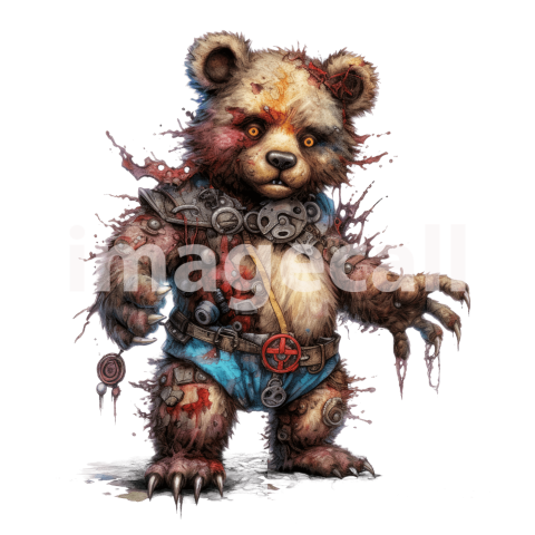 Clipart Teddy Zombie (6)