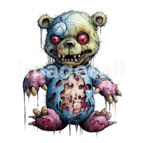 Clipart Teddy Zombie (7)