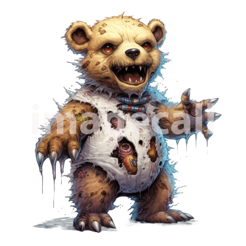 Clipart Teddy Zombie (13)