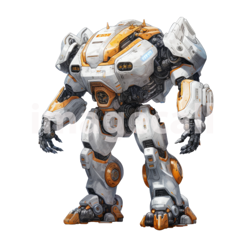 Clipart Mech Warrior (2)