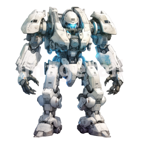 Clipart Mech Warrior (3)