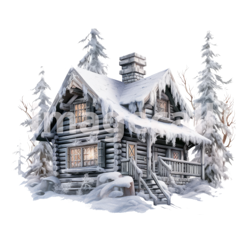 Clipart Log Cabin (1)