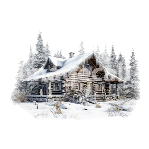Clipart Log Cabin (6)