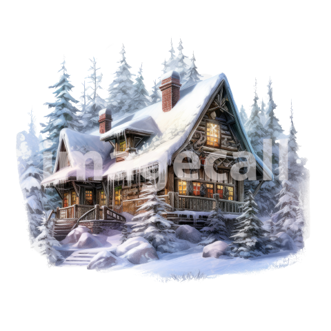 Clipart Log Cabin (11)