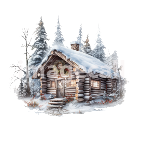 Clipart Log Cabin (15)