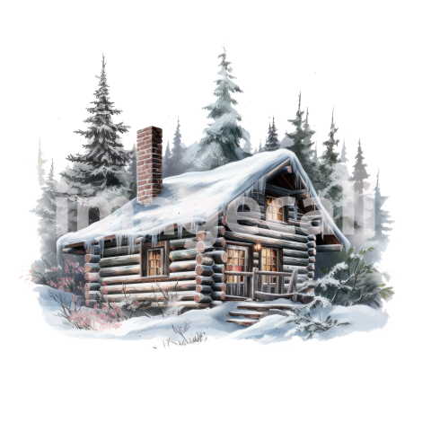Clipart Log Cabin (14)