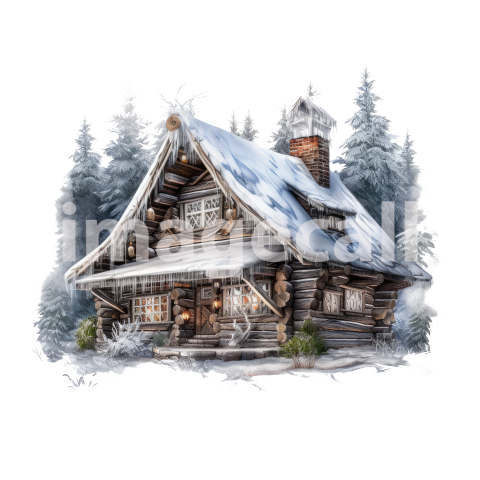 Clipart Log Cabin (17)
