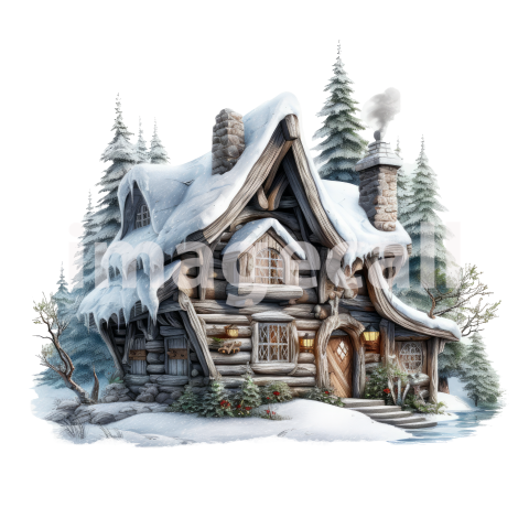 Clipart Log Cabin (13)