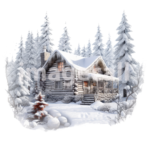 Clipart Log Cabin (16)