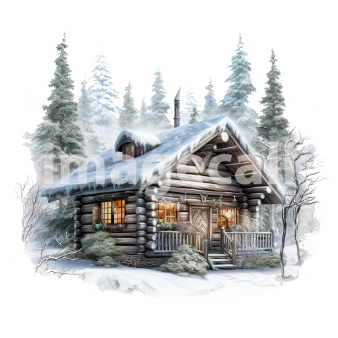Clipart Log Cabin (18)