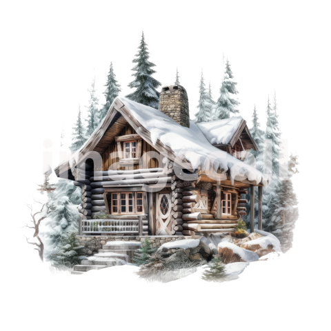 Clipart Log Cabin (20)