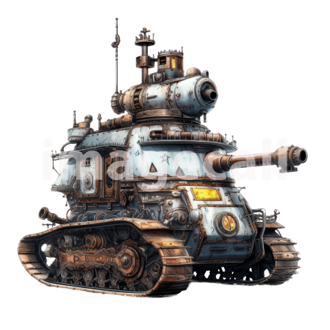 Clipart Steampunk Tank (2)