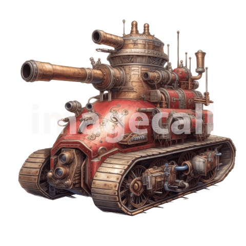 Clipart Steampunk Tank (4)