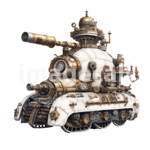 Clipart Steampunk Tank (9)