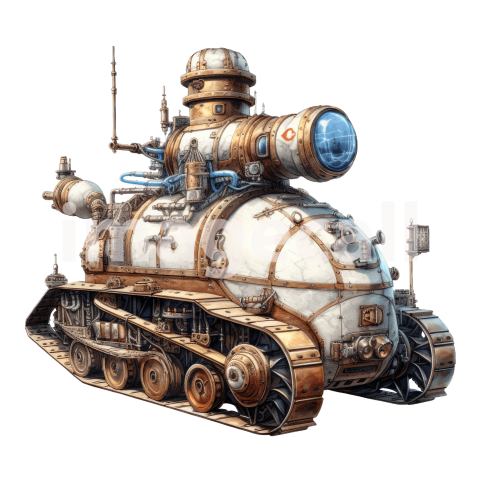 Clipart Steampunk Tank (8)