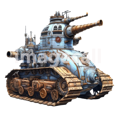 Clipart Steampunk Tank (3)