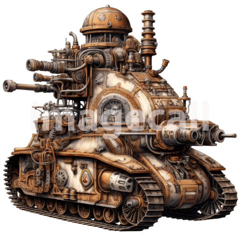 Clipart Steampunk Tank (7)