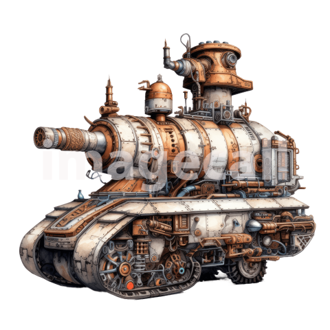 Clipart Steampunk Tank (11)
