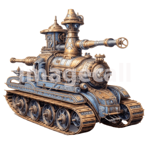 Clipart Steampunk Tank (12)