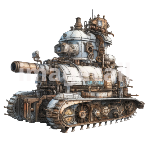 Clipart Steampunk Tank (13)