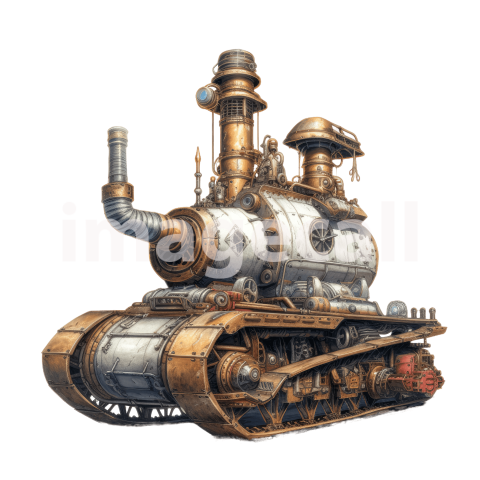 Clipart Steampunk Tank (17)