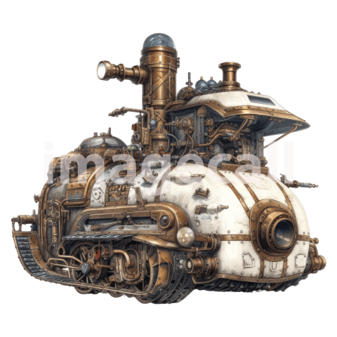 Clipart Steampunk Tank (19)