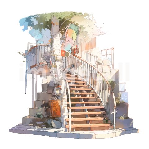 Clipart Secret Stairs (5)