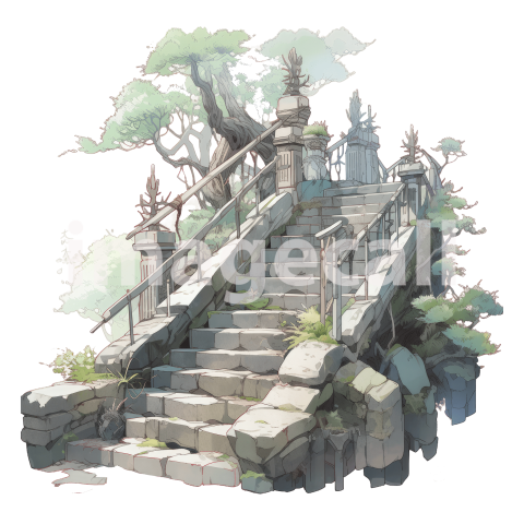 Clipart Secret Stairs (7)
