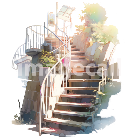 Clipart Secret Stairs (16)