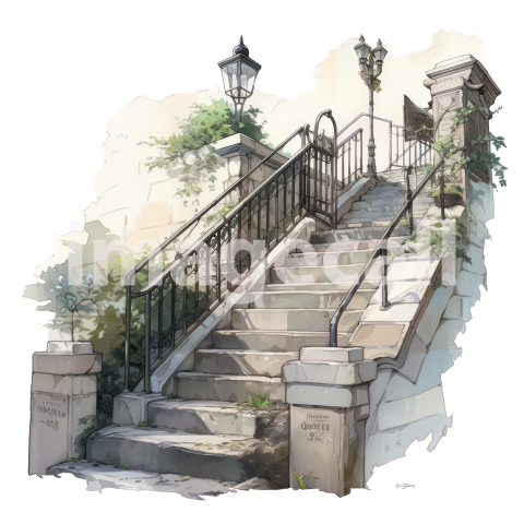 Clipart Secret Stairs (20)