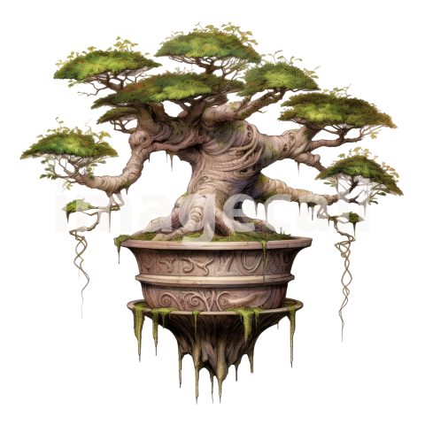 Clipart Bonsai Tree (3)