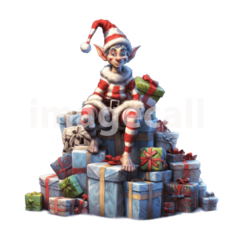 Elf on presents (3)300dpi