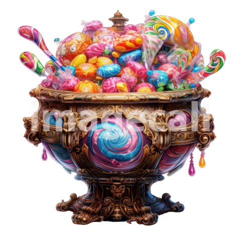 Clipart Candy Cauldron (3)